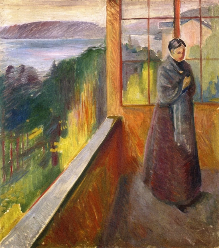 In Veranda - 1892